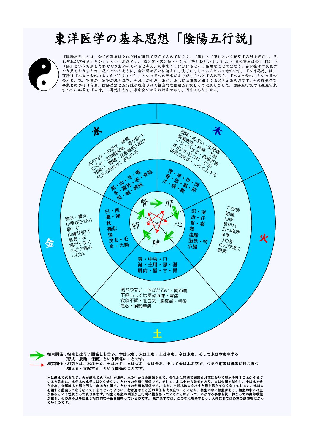 あなたの五行は？　～五行陰陽説